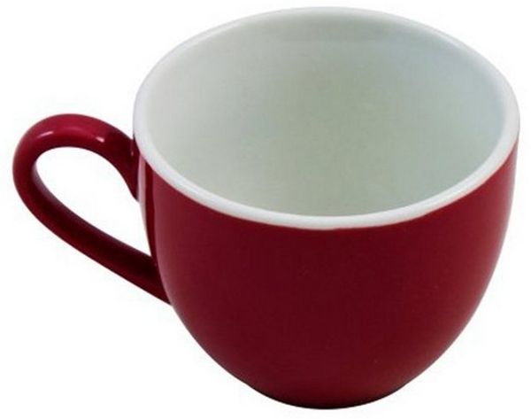 Ritzenhoff & Breker Doppio Espresso Obere, Obertasse, Ober Tasse, Geschirr, Porzellan, Rot, 80 ml, 516128