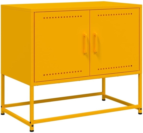 vidaXL TV-Schrank Senfgelb 68,5x39x60,5 cm Stahl 846473