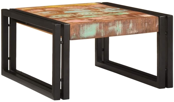 vidaXL Badezimmer Regal 60 x 50 x 23 cm Massivholz Mango und Eisen 4102753