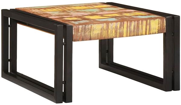 vidaXL Badregal für Mehrfarbig 60 x 50 x 23 cm Massives Altholz 4102753
