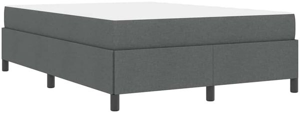 vidaXL Boxspringbett Dunkelgrau 140 x 200 cm Stoff 3398865 Bild 9