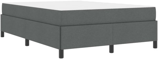 vidaXL Boxspringbett Dunkelgrau 140 x 200 cm Stoff 3398865 Bild 4