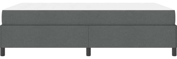 vidaXL Boxspringbett Dunkelgrau 140 x 200 cm Stoff 3398865 Bild 8