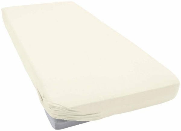 Primera Spannbettlaken Elasthan-Feinjersey Boxspring, Jersey-Elasthan, Gummizug: rundum, (1 Stück), für Hohe Matratzen Bild 4