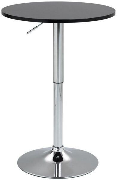 TPFLiving Stehtisch Cavira (Leicht zu montieren & flexibel einsetzbar, Robustes Metallgestell mit stabilem Trompetenfuß), Maße (TxBxH): 60 x 60 x 106cm - Farbe: schwarz