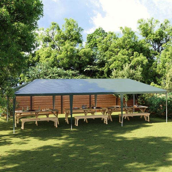 vidaXL Profi-Partyzelt 4×9 m Grün 90 g/m² 48515