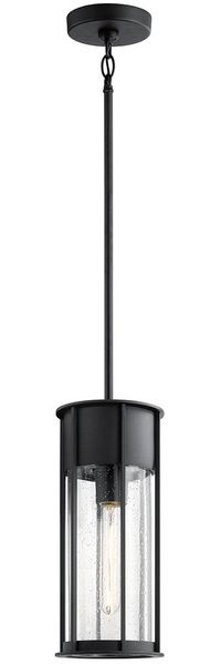 Elstead Lighting Camillo Pendelleuchte Outdoor 1-Light Schwarz IP44 E27
