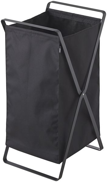 Yamazaki Faltbarer Wäschekorb schwarz Tower - L30 cm - Schwarz