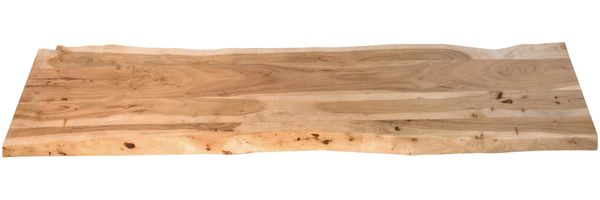 Tischplatte Baumkante Akazie Natur 200 x 40 cm CURTIS 76574198