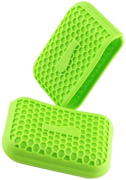 Kochblume Topfhandschuhe Griffschutz, (Set, 2-tlg), Hitzebeständig bis 230°