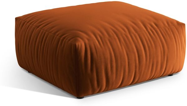 Micadoni Hocker Chris 1-Sitzer Samt Terrakotta Bild 2