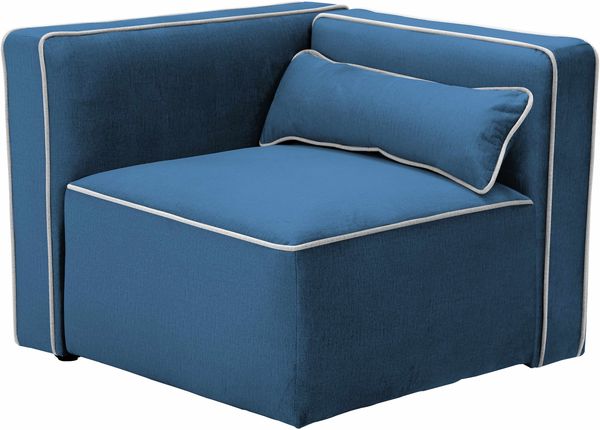 Sessel / Sofa-Eckmodul Presley 125 Silber / Grau
