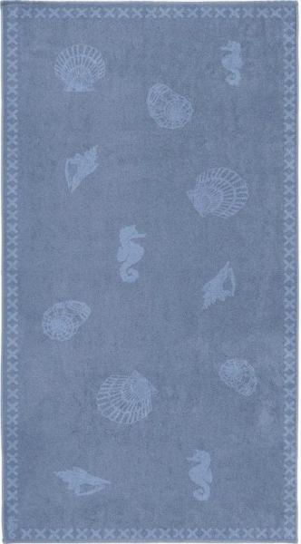 Seahorse Strandtuch Shells, Jacquard-Velours (1-St), mit Meeres Motiven