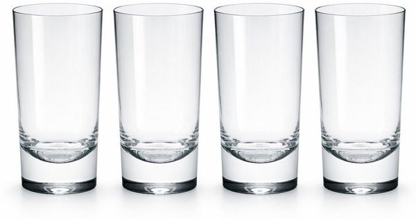 Mach1 Gläser-Set Acrylgläser 4er Set robuste Trinkgläser 290ml für Garten, Camping