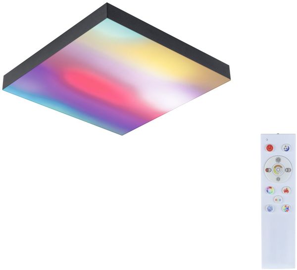 Paulmann 79907 LED Panel Velora Rainbow dynamicRGBW 295x295 mm schwarz