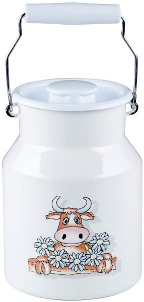 RIESS 0506-084 Milchkanne mit Deckel 1,5 Liter, Country, Almliesel / Kanne