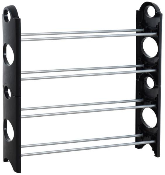 Schuhablage Schuhständer Schuhregal Schuhschrank beliebig erweiterbar 4 Ebenen