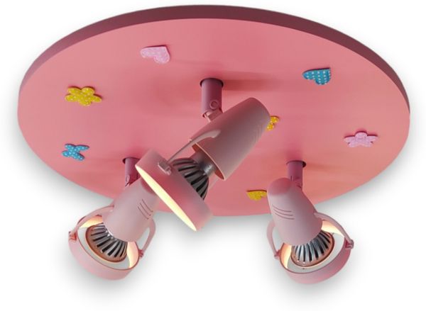 Coole LED Deckenleuchte für Kinderzimmer Natur Motive 3 flammig schwenkbar Ø35cm Bild 2