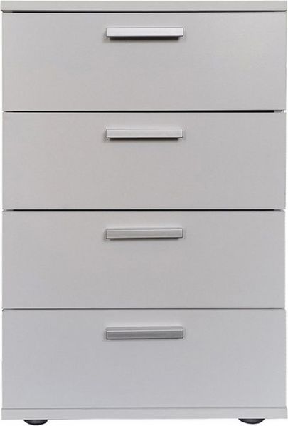 HTI-Line Nachtkommode Nachtschrank Nina mit 4 Schubladen (Stück, 1 St, 1 Nachtschrank ohne Dekoration), Nachttisch Nachtkommode Nachtkonsole