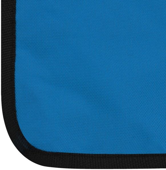 vidaXL Klappbare Strandmatte 2 Stk. Stahl und Stoff Blau 44327 Bild 11
