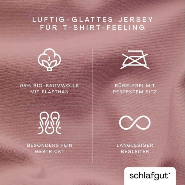 Schlafgut Kissenbezug Pure flexibler Kissenbezug für Nackenstützkissen, (1 Stück), Bio-Baumwolle mit Elasthan, mit Gummizug, bügelfrei Bild 2