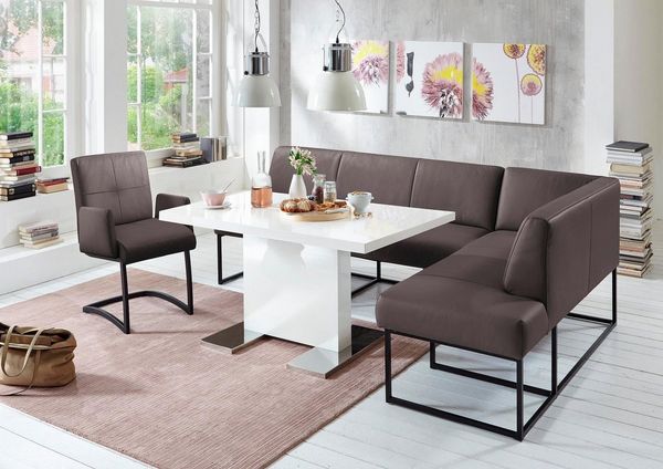 exxpo - sofa fashion Eckbank Affogato, bequem und elegant, hochwertige Detailverarbeitung, Frei im Raum stellbar
