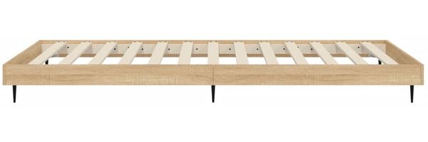 vidaXL Bettgestell ohne Matratze Sonoma-Eiche 90x190 cm Holzwerkstoff 832304 Bild 7