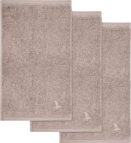 möve Superwuschel Gästetuch 30x50 cm aus 100% Baumwolle, cashmere 3er Set