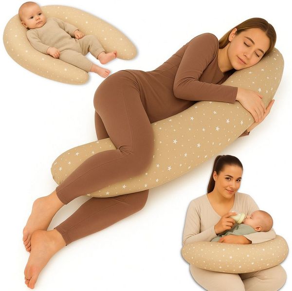 Totsy Baby Stillkissen Stillkissen XXL Schwangerschaftskissen - Pregnancy Body Pillow