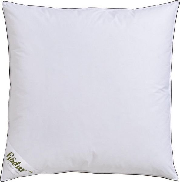 fjödur 3-Kammer-Kopfkissen Franzisk, Füllung: Gänsefedern- & Daunen, Bezug: 100% Baumwolle, 3-Kammer-Kopfkissen, Kissen in 40x80 oder 80x80 cm erhältlich