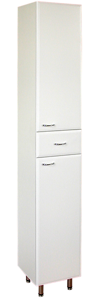 Sanotechnik Hochschrank zu 'SANREMO', Spannplatte weiß, 30x190x30 cm