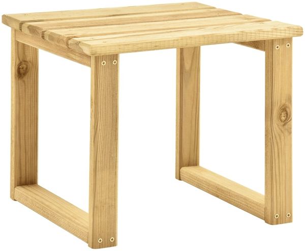 vidaXL Sonnenliege mit Tisch Grün Imprägniertes Kiefernholz 315403 Bild 9