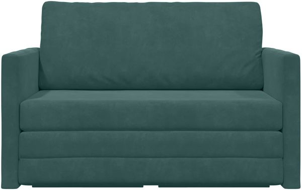 vidaXL Schlafsofa Dunkelgrün 124 x 71 x 78 cm Samt 4106704 Bild 5