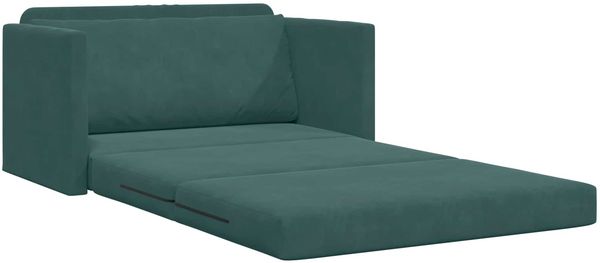 vidaXL Schlafsofa Dunkelgrün 124 x 71 x 78 cm Samt 4106704 Bild 4