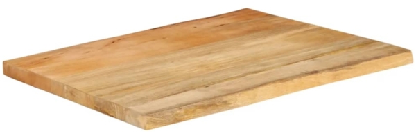 vidaXL Tischplatte mit Baumkante 70x60x3,8 cm Massivholz Mango 370739