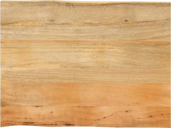 vidaXL Tischplatte mit Baumkante 70x60x3,8 cm Massivholz Mango 370739