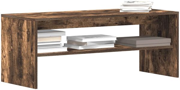 vidaXL TV-Schrank Räuchereiche 100x40x40 cm Holzwerkstoff 859122