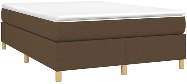 vidaXL Boxspringbettgestell Dunkelbraun 140x200 cm Stoff 3120964 Bild 3