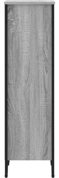 vidaXL Bücherregal Grau Sonoma 50x31x106 cm Holzwerkstoff 848607 Bild 5