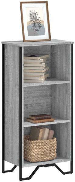 vidaXL Bücherregal Grau Sonoma 50x31x106 cm Holzwerkstoff 848607