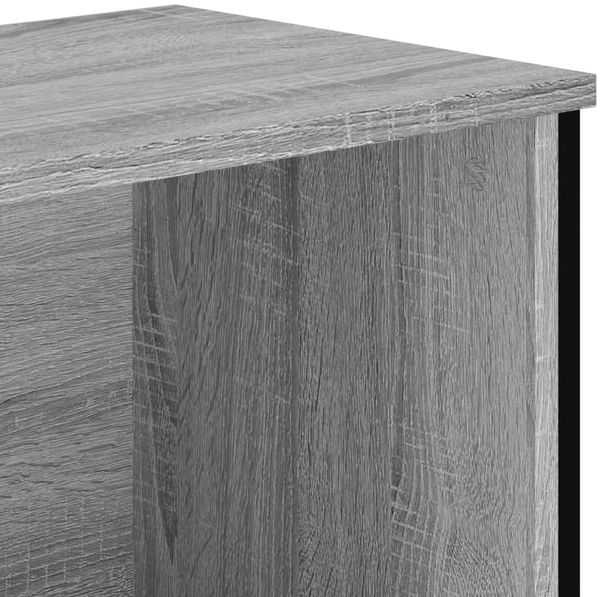 vidaXL Bücherregal Grau Sonoma 50x31x106 cm Holzwerkstoff 848607 Bild 7