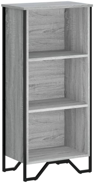 vidaXL Bücherregal Grau Sonoma 50x31x106 cm Holzwerkstoff 848607