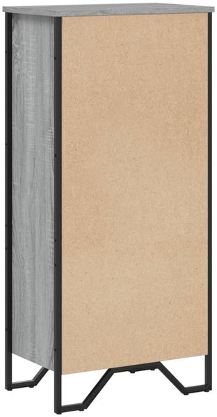 vidaXL Bücherregal Grau Sonoma 50x31x106 cm Holzwerkstoff 848607 Bild 6