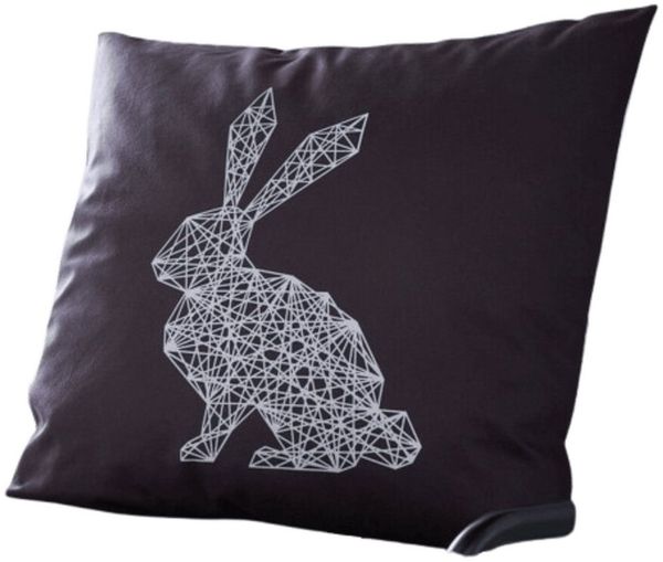 Home-trends24. de Kissenhülle Kissenhülle Hasenmotiv Kissen Ostern Hase Osterhase Osterdeko 40 x 40