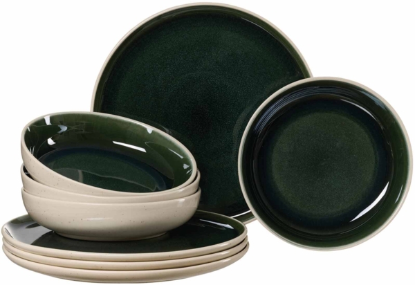 Ritzenhoff & Breker Skog Tafel-Set 8-teilig - Dunkelgrün Bild 1