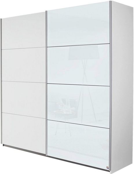 rauch Schwebetürenschrank Kleiderschrank Schrank KinderzimmerSUBITO Schlafzimmer Glasfront Breiten 136 & 181 Höhe 197 cm - MADE IN GERMANY