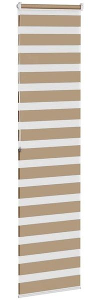 vidaXL Doppelrollo Sandbraun 55x200 cm Stoffbreite 50,9 cm Polyester 4014564 Bild 4