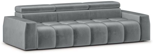 Fun Möbel Big-Sofa Couchgarnitur FUN NUBE Megasofa in Stoff Salvador, 1 Teile, Einstellbare Kopfstützen (x3)