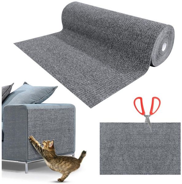 Ledander Kratzmatte Selbstklebende Kratzteppich Katze Wand Kratzschutz Sofa Schutz, Kratzmatte Couch Schutz von DIY Krallen Katzenteppich