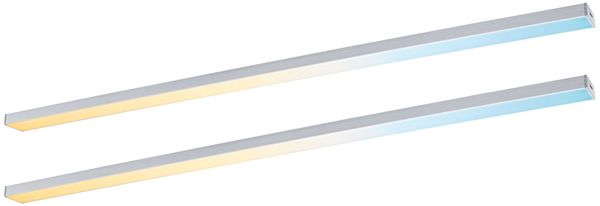 Paulmann LED Lichtleiste Inline Erweiterung chrom matt 55 cm TW 2er Set